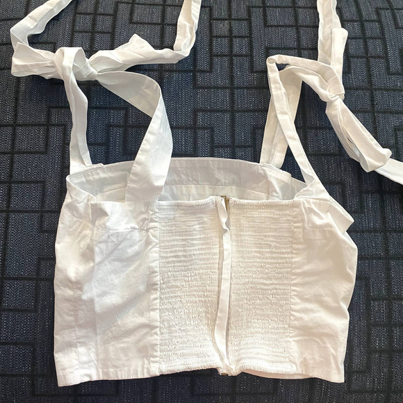 Cara Cara Smocked Helena Top White - Picture 7 of 8